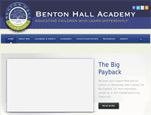 Tablet Screenshot of bentonhallacademy.org